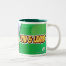 Search for lion and lamb mugs Bible