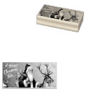 Search for vintage santa rubber stamps Winter