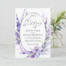 Search for lavender and silver wedding invitations Lilac