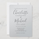 Search for metallic wedding invitations Modern