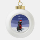 Search for black lab christmas tree decorations Animals
