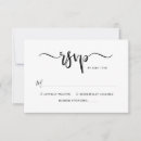 Search for number of guests wedding rsvp cards Modern
