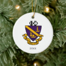 Search for embleme christmas tree decorations College business fraternity member