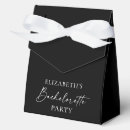 Search for black ribbon favour boxes Minimalist