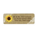 Search for burlap flowers return address labels Vintage