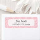 Search for asian return address labels Pink