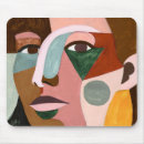Search for abstract face mousepads Girl power