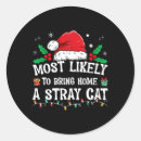 Search for stray stickers Santa