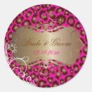 Search for animal wedding stickers Brown