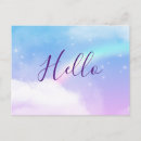 Search for cloud background postcards Blue