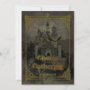 Search for haunted castle invitations Vintage