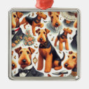 Search for airedale christmas tree decorations Puppy