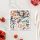 Search for antique floral shabby chic napkins Watercolor