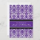 Search for purple 40th birthday invitations Black