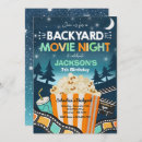 Search for boys movie night birthday invitations For kids