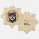 Search for shiba inu christmas tree decorations Puppy