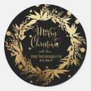 Search for gold wreath stickers Black