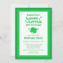 Search for cute shamrock invitations Lucky