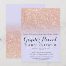 Search for gold glitter invite gender reveal invitations Elegant