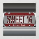 Search for car sweet 16 invitations Fun