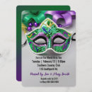 Search for mardi gras invitations Green