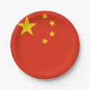 Search for china paper plates Chinese flag