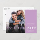 Search for lavender save the date postcards Lilac
