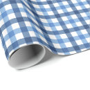 Search for blue and white gingham wrapping paper Simple
