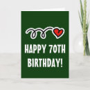 Search for cartoon 70th birthday cards Cute