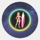Search for surfer girl stickers Beach