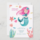 Search for little mermaid birthday invitations Fish