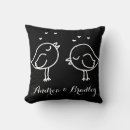 Search for black white birds cushions Hearts