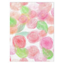 Search for pink watercolor floral tablecloths Elegant