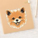 Search for white pomeranian stickers Puppy