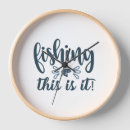 Search for funny fishing clocks Bass