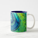 Search for blue and lime green mugs Colourful