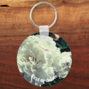 Search for white peony key rings Flower