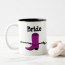 Search for cowgirl boot mugs Bride