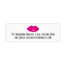 Search for hot lips return address labels Lipstick