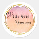 Search for orange and gold stickers Chic