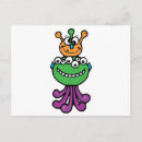 Search for funny monsters postcards Halloween