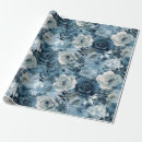 Search for dusty blue wedding wrapping paper Pattern