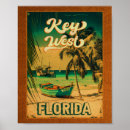 Search for florida keys vintage travel posters Palm tree