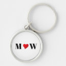 Search for b day round key rings Heart