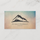 Search for mountain business cards Minimalist