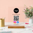 Search for social media signs Scan me