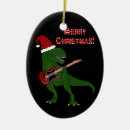 Search for dinosaur santa christmas tree decorations T rex