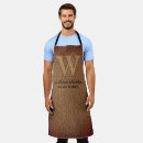 Search for brown leather aprons Rustic