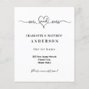 Search for newly married invitations Black and white