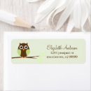 Search for owl in tree return address labels Nature